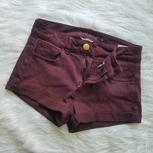 American Eagle Hi-Rise Shortie Shorts